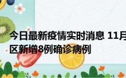 今日最新疫情实时消息 11月1日15时至2日15时，北京昌平区新增8例确诊病例