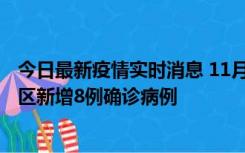 今日最新疫情实时消息 11月1日15时至2日15时，北京昌平区新增8例确诊病例