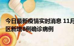 今日最新疫情实时消息 11月1日15时至2日15时，北京昌平区新增8例确诊病例