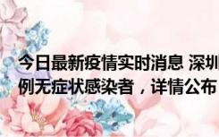 今日最新疫情实时消息 深圳11月1日新增18例确诊病例和5例无症状感染者，详情公布