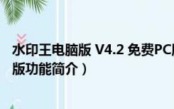 水印王电脑版 V4.2 免费PC版（水印王电脑版 V4.2 免费PC版功能简介）