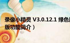 录像小精灵 V3.0.12.1 绿色版（录像小精灵 V3.0.12.1 绿色版功能简介）