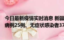 今日最新疫情实时消息 新疆维吾尔自治区11月2日新增确诊病例25例、无症状感染者376例