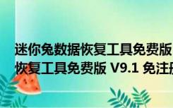 迷你兔数据恢复工具免费版 V9.1 免注册码版（迷你兔数据恢复工具免费版 V9.1 免注册码版功能简介）