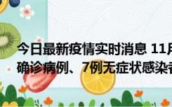 今日最新疫情实时消息 11月2日0时至12时，青岛新增3例确诊病例、7例无症状感染者