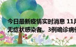 今日最新疫情实时消息 11月2日0时至12时青岛市新增7例无症状感染者、3例确诊病例