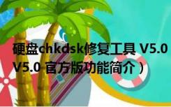 硬盘chkdsk修复工具 V5.0 官方版（硬盘chkdsk修复工具 V5.0 官方版功能简介）