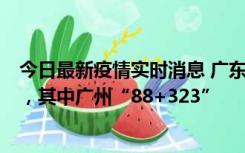 今日最新疫情实时消息 广东11月2日新增本土“103+356”，其中广州“88+323”