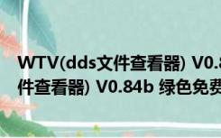 WTV(dds文件查看器) V0.84b 绿色免费版（WTV(dds文件查看器) V0.84b 绿色免费版功能简介）