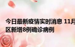 今日最新疫情实时消息 11月1日15时至2日15时，北京昌平区新增8例确诊病例