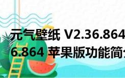 元气壁纸 V2.36.864 苹果版（元气壁纸 V2.36.864 苹果版功能简介）