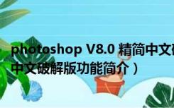 photoshop V8.0 精简中文破解版（photoshop V8.0 精简中文破解版功能简介）