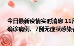 今日最新疫情实时消息 11月2日0时至12时，青岛新增3例确诊病例、7例无症状感染者