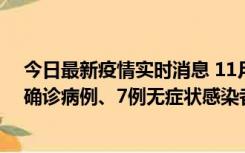 今日最新疫情实时消息 11月2日0时至12时，青岛新增3例确诊病例、7例无症状感染者