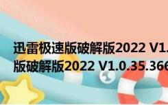 迅雷极速版破解版2022 V1.0.35.366 Win11版（迅雷极速版破解版2022 V1.0.35.366 Win11版功能简介）