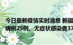 今日最新疫情实时消息 新疆维吾尔自治区11月2日新增确诊病例25例、无症状感染者376例