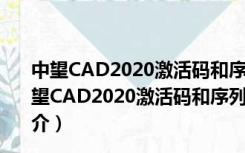 中望CAD2020激活码和序列号生成器 32/64位 绿色版（中望CAD2020激活码和序列号生成器 32/64位 绿色版功能简介）