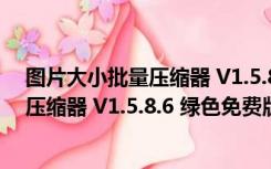 图片大小批量压缩器 V1.5.8.6 绿色免费版（图片大小批量压缩器 V1.5.8.6 绿色免费版功能简介）