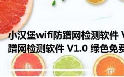 小汉堡wifi防蹭网检测软件 V1.0 绿色免费版（小汉堡wifi防蹭网检测软件 V1.0 绿色免费版功能简介）