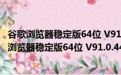 谷歌浏览器稳定版64位 V91.0.4472.101 官方最新版（谷歌浏览器稳定版64位 V91.0.4472.101 官方最新版功能简介）