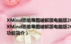 XMind思维导图破解版电脑版2022 V22.09.3168 永久激活序列号版（XMind思维导图破解版电脑版2022 V22.09.3168 永久激活序列号版功能简介）