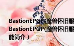 BastionEPGP(魔兽怀旧服EPGP制度插件) V1.3.3 汉化版（BastionEPGP(魔兽怀旧服EPGP制度插件) V1.3.3 汉化版功能简介）