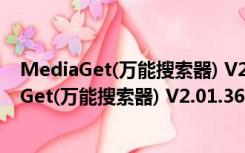 MediaGet(万能搜索器) V2.01.3619 官方正式版（MediaGet(万能搜索器) V2.01.3619 官方正式版功能简介）