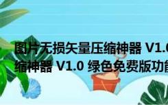 图片无损矢量压缩神器 V1.0 绿色免费版（图片无损矢量压缩神器 V1.0 绿色免费版功能简介）