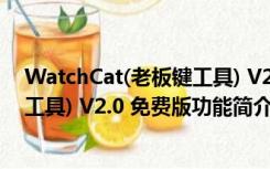 WatchCat(老板键工具) V2.0 免费版（WatchCat(老板键工具) V2.0 免费版功能简介）