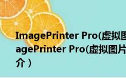 ImagePrinter Pro(虚拟图片打印机) V5.6.0.0 官方版（ImagePrinter Pro(虚拟图片打印机) V5.6.0.0 官方版功能简介）