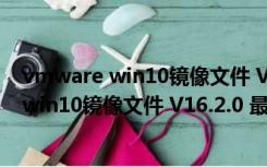 vmware win10镜像文件 V16.2.0 最新免费版（vmware win10镜像文件 V16.2.0 最新免费版功能简介）