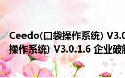 Ceedo(口袋操作系统) V3.0.1.6 企业破解版（Ceedo(口袋操作系统) V3.0.1.6 企业破解版功能简介）