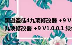 黑道圣徒4九项修改器 +9 V1.0.0.1 绿色免费版（黑道圣徒4九项修改器 +9 V1.0.0.1 绿色免费版功能简介）