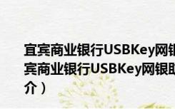 宜宾商业银行USBKey网银助手 V1.4.16.0122 绿色版（宜宾商业银行USBKey网银助手 V1.4.16.0122 绿色版功能简介）