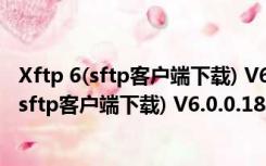 Xftp 6(sftp客户端下载) V6.0.0.186 简体中文版（Xftp 6(sftp客户端下载) V6.0.0.186 简体中文版功能简介）