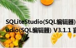 SQLiteStudio(SQL编辑器) V3.1.1 官方中文版（SQLiteStudio(SQL编辑器) V3.1.1 官方中文版功能简介）