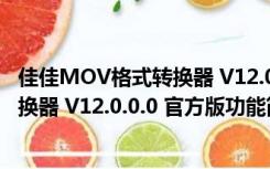 佳佳MOV格式转换器 V12.0.0.0 官方版（佳佳MOV格式转换器 V12.0.0.0 官方版功能简介）