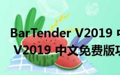 BarTender V2019 中文免费版（BarTender V2019 中文免费版功能简介）