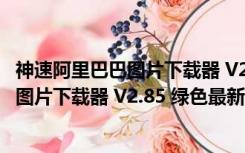 神速阿里巴巴图片下载器 V2.85 绿色最新版（神速阿里巴巴图片下载器 V2.85 绿色最新版功能简介）