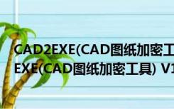 CAD2EXE(CAD图纸加密工具) V10.0 绿色免费版（CAD2EXE(CAD图纸加密工具) V10.0 绿色免费版功能简介）