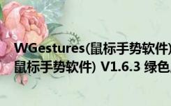 WGestures(鼠标手势软件) V1.6.3 绿色版（WGestures(鼠标手势软件) V1.6.3 绿色版功能简介）