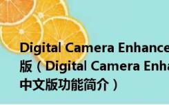 Digital Camera Enhance(图片清晰化软件) V1.0 绿色中文版（Digital Camera Enhance(图片清晰化软件) V1.0 绿色中文版功能简介）