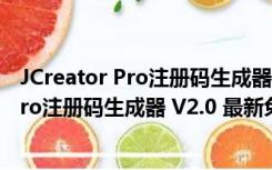 JCreator Pro注册码生成器 V2.0 最新免费版（JCreator Pro注册码生成器 V2.0 最新免费版功能简介）