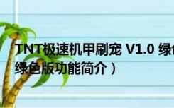 TNT极速机甲刷宠 V1.0 绿色版（TNT极速机甲刷宠 V1.0 绿色版功能简介）