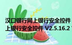 汉口银行网上银行安全控件 V2.5.16.2 官方版（汉口银行网上银行安全控件 V2.5.16.2 官方版功能简介）