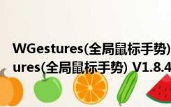 WGestures(全局鼠标手势) V1.8.4.0 官方最新版（WGestures(全局鼠标手势) V1.8.4.0 官方最新版功能简介）