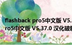 flashback pro5中文版 V5.37.0 汉化破解版（flashback pro5中文版 V5.37.0 汉化破解版功能简介）