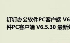 钉钉办公软件PC客户端 V6.5.30 最新免费版（钉钉办公软件PC客户端 V6.5.30 最新免费版功能简介）