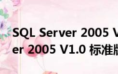 SQL Server 2005 V1.0 标准版（SQL Server 2005 V1.0 标准版功能简介）