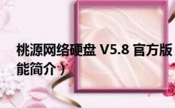 桃源网络硬盘 V5.8 官方版（桃源网络硬盘 V5.8 官方版功能简介）